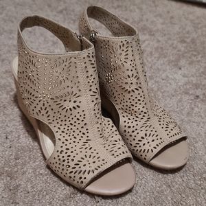 Alex Marie Gold Wedges